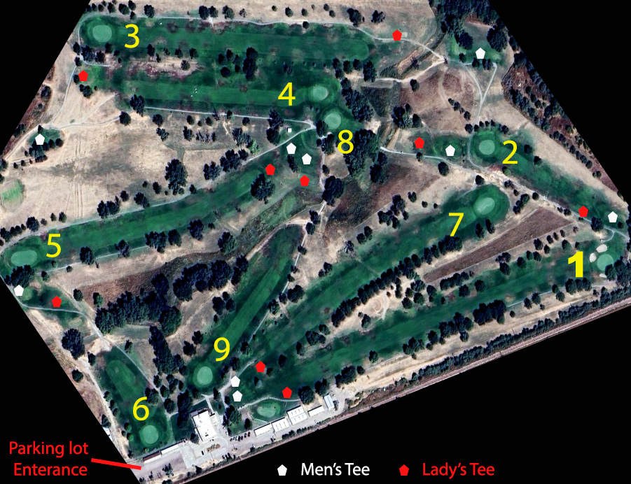 Course Map of Meadowlake Golf Course